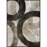 WALL DECOFRAME PRINT BLACK AND BEIGE CIRCLE 100 - PHOTO, PRINTS